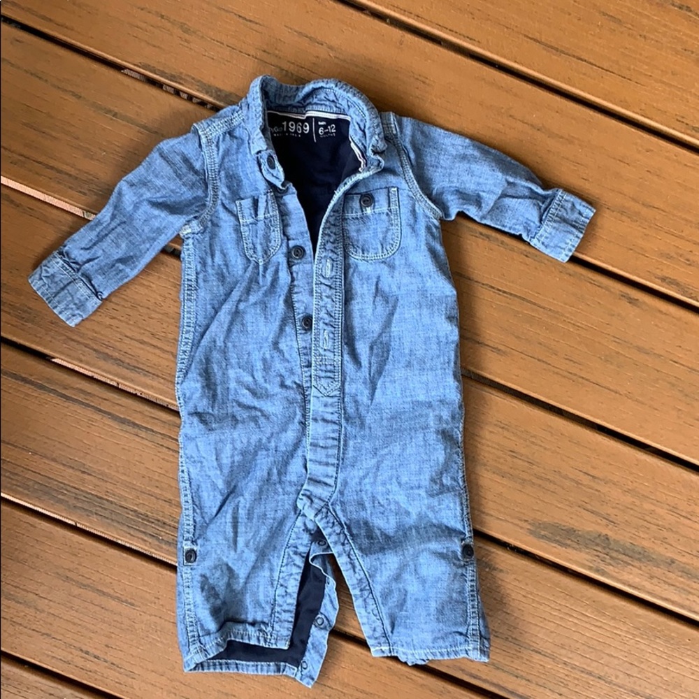 Baby Gap Denim onsie